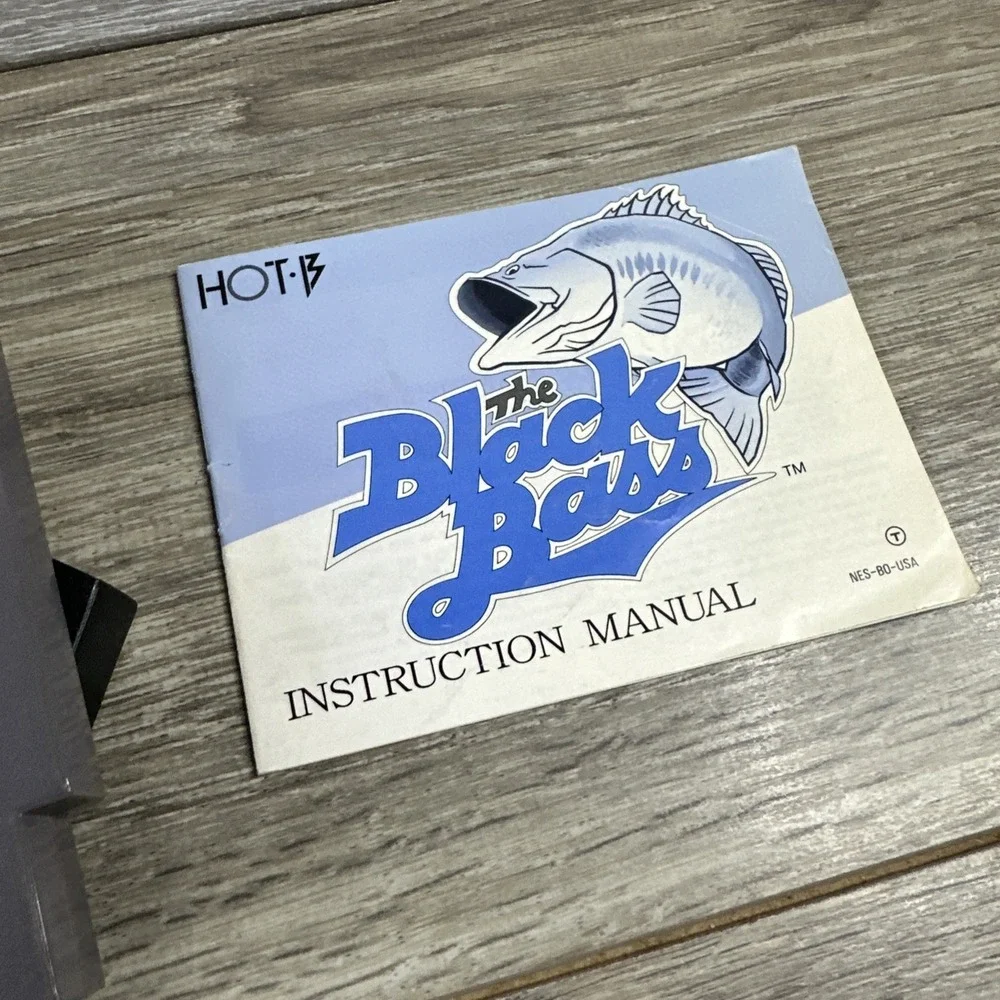 Black Bass (Nintendo Entertainment System,‎ 1989) CIB COMPLETE